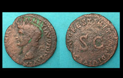 Germanicus, Restoration Issue struck by Titus, Rare!